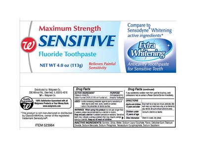 WG Sensitive Extra Whitening.jpg image of container - WG Sensitive Extra Whitening